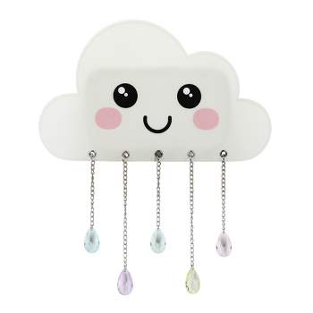 Bioworld Cute Cloud with Jewel Charms Clear Mini Backpack