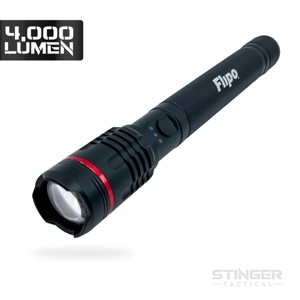 Flipo Stinger Professional Grade Tactical 4,000-Lumen Water Resistant Flashlight - 1 of 4