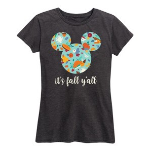 Women's - Disney - Its Fall Yall Short Sleeve Graphic T-Shirt - 1 of 4