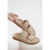 Jayata Metallic Stud Embellished Women Sliders - 2 of 4