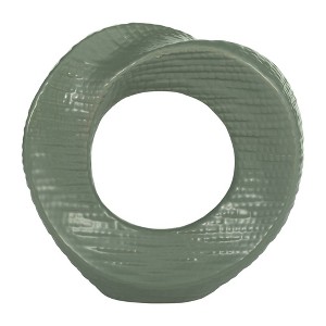 Sagebrook Home Cut-Out Sculpture - Creative Abstract Ceramic Statue For Home or Office Decor - 1 of 4