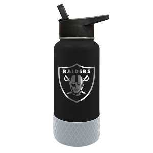 NFL Las Vegas Raiders 32oz Thirst Hydration Water Bottle - 1 of 3