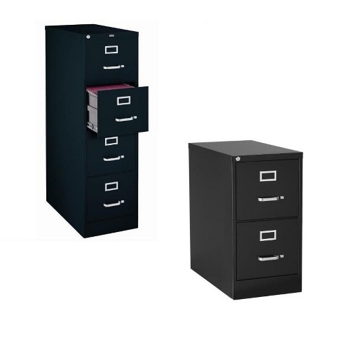 Steel Value Pack 2 Drawer And 4 Drawer Letter File Cabinet In