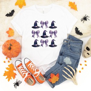 The Juniper Shop Coquette Witch Hat Collage Youth Short Sleeve Tee - 1 of 4