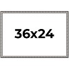 PosterPalooza | Slim Profile Silver Picture Frame - UV Acrylic, Backing Board, Hanging Hardware Included - 2 of 4