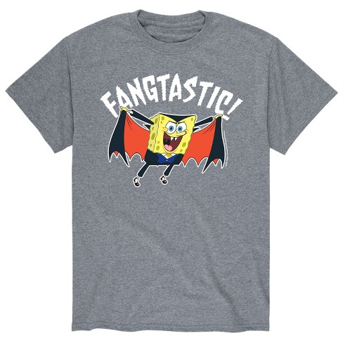 Men's - SpongeBob SquarePants - Halloween Fangastic Vampire Spongebob Short Sleeve Graphic T-Shirt - image 1 of 4