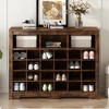 LOVMOR Sleek Design 24 Shoe Cubby Console - 2 of 4