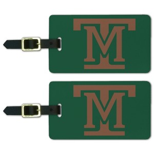 Montana Tech of the University of Montana Primary Logo Luggage ID Tags Suitcase CarryOn Cards  Set of 2 - 1 of 4