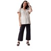 Ingrid & Isabel Maternity Short Flutter Sleeve Popover Top - 2 of 4