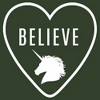 Junior's Lost Gods Believe Unicorn Heart Festival Muscle Tee - 2 of 4