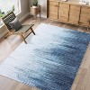 Abstract Modern Washable Area Rug - Non-Slip Low-Pile Soft Carpet for Bedroom, Living Room & Dining Room - 2 of 4