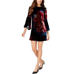 Trina Turk Womens Velvet Shift Dress - 1 of 1