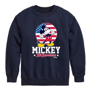 Boys' Disney All American Mickey Graphic Long Sleeve Fleece