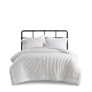 Gracie Mills Elena Poly Jersey Puffy Comforter Set - 1 of 4