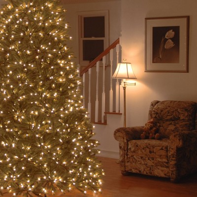 7.5 ft Pre-lit Jersey Fraser Fir Artificial Christmas Tree with Clear Lights
