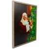 Northlight 19" Lighted Norman Rockwell 'Santa Trimming Tree' Christmas Wall Art - 4 of 4