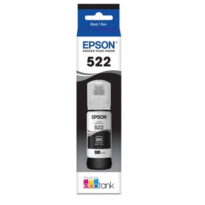 Epson 522 Single Ink Bottle - Black (T522120-CP)