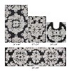 Medallion Collection 4 Piece 100% Cotton Tufted Bathroom Rug Set  with Non-Slip Backing, Machine Washable, Tumble Dry Bath Mat - 2 of 4