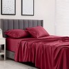 6 Piece Bed Sheet Set Ultra Soft Brushed Microfiber Solid Sheets with Pillow Cases - Lux Decor Collection - 2 of 4
