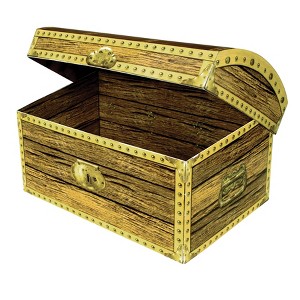 Beistle Treasure Chest Box, 8" x 5.5" x 5.5", (3/Pkg) Multicolored - 1 of 4
