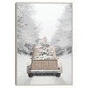 Masterpiece Art Gallery 24"x36" Gold Christmas Truck Wall Art - 2 of 4