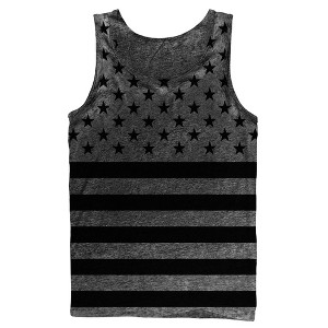 Men's Americana Jersey Tank Top - Black/White - 1 of 3