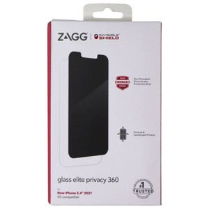 ZAGG (Glass Elite Privacy 360) Protector for Apple iPhone 13 mini - Privacy - 1 of 1