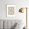 Heather Dutton La Floraison Blush Pink Metal Framed Art Print - Deny Desings - 2 of 3