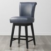 Spruce&Spring Upholstered 26-inch Counter Height Swivel Barstool - 2 of 4