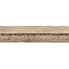 Driftwood Carved Bench Brown - Timbergirl: Rustic Wood Grain Design for Bedroom, Entryway - 4 of 4