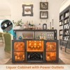 47.2" Wine Bar Cabinet with Led Light - 4 of 4