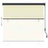 Aghana Digitals Outdoor Cream Matte Polyester Roller Shade with PA Coating, UV Resistance & Hand - 3 of 4