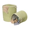 Colonial Mills  Soft Chenille Woven Hampers - Green 17"x17"x22" - 4 of 4