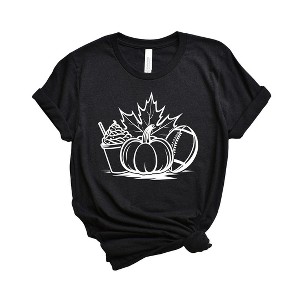 Simply Sage Market Women's Fall Collage Short Sleeve Tee - 1 of 2