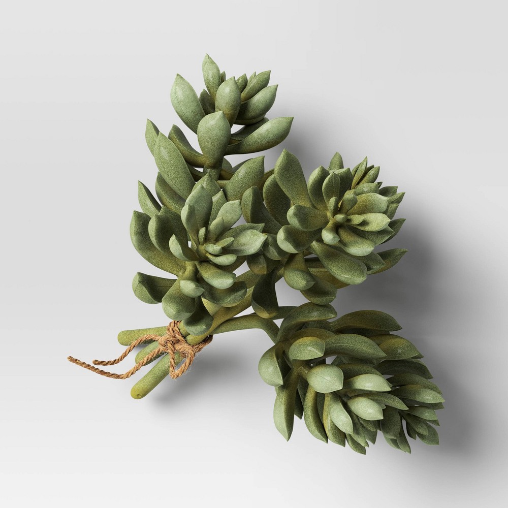 Sedum Succulent Mini Stem Bundle - Threshold™: Faux Floral Decor, Indoor Artificial Plant Spray, 7" Height