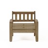 Christopher Knight Home Outdoor Wooden Side Table Set of 2 with Round Topiary for Patio Seating Area, Grey - 4 of 4