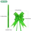 Unique Bargains Plastic Gold Edge PP Plastic Glossy Appearance Gift Wrap Satin Pull Bows 200 Count - 3 of 4