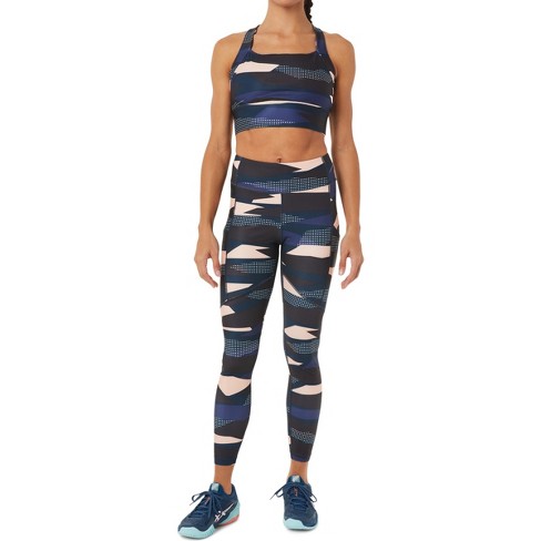 ASICS Women's New Strong 92 Printed Tights Apparel, L, Multicolor