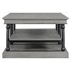 Christopher Knight Home Cortez Modern 55" Wood Coffee Table with 2 Open Storage Shelves - 4 of 4