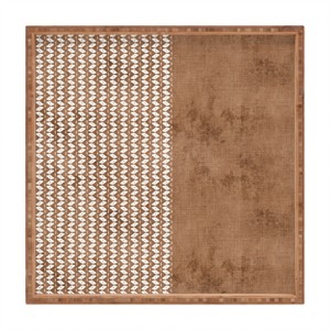 Sheila Wenzel-Ganny Two Toned Tan Texture Square Bamboo Tray - Deny Designs - 1 of 2