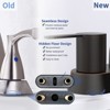PAGED Bathroom Faucet 2 Handles Bathroom Sink Faucet with Deck Mounted, 3 Hole Faucet for Bathroom - 4 of 4