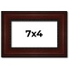 PosterPalooza | Photo Size Distressed Brown Picture Frame - UV Acrylic, Foam Board Backing, Hanging Hardware - 2 of 4