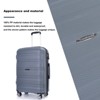 3PCS Suitcase Luggage Sets, Hardshell PP Lightweight Suitcase with TSA Lock, Spinner Wheels (20/24/28 IN) -ModernLuxe - 3 of 4