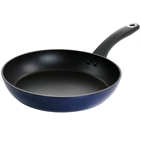 Martha Stewart Everyday Bowcroft 8 in. Aluminum Nonstick Frying Pan in Sage Green