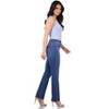 Rekucci Women's Secret Figure Pull-On Straight Leg Jeans – Mid-Rise, Stretch Denim, Slimming Fit, Sculpting & Comfortable Everyday Style - 2 of 4