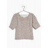 Women's Puff Sleeve Knit Top - all : row - 2 of 4