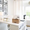 Blu Monaco Wooden Mail Organizer for Home and Desk - 3 Tier with Small Label Holders - Hold Letter Size File Folders - 3 of 4