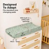 KeaBabies 2pk Soothe Changing Pad Covers for Girl, Boy, Organic Soft Cotton Contoured Diaper Changing Table Pad Covers - 4 of 4