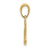 Black Bow Jewelry 14k Yellow Gold I Heart You Pendant, 16mm - 2 of 4