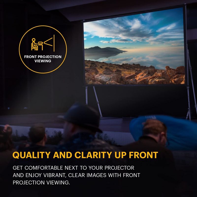 Kodak Fast-Folding Portable Projector Screen with Stand, 2 of 6